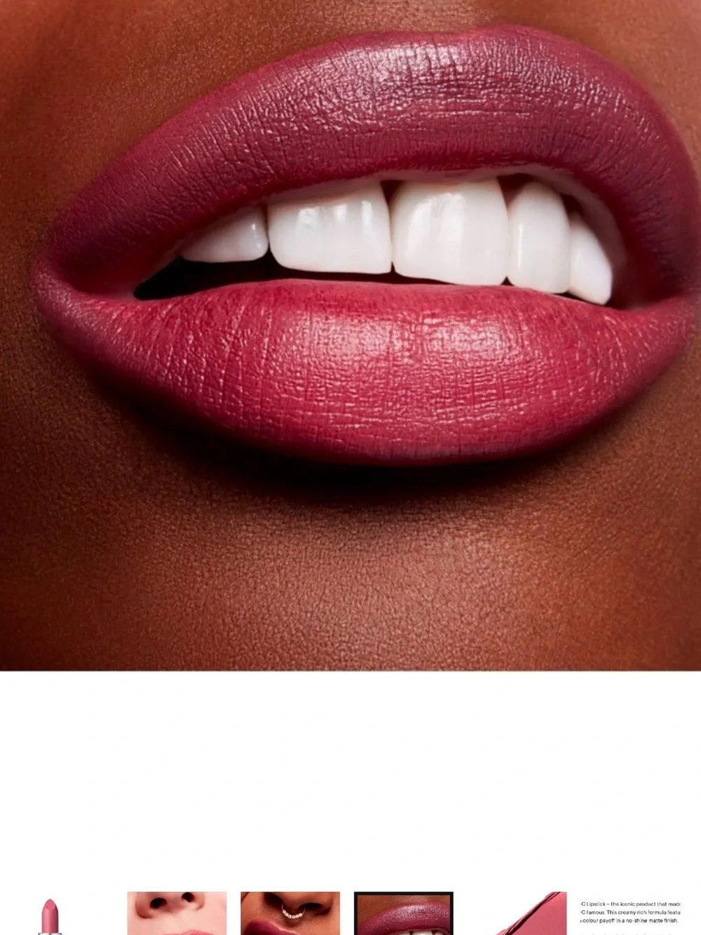 MAC Cosmetics Matte Lipstick — Rose-Mauve Pink